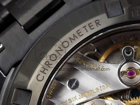 0515 Speedmaster Black Benom PVD Moon RMF Best Edition on PVD Bracelet Lemania HW WrinkleFree 7727